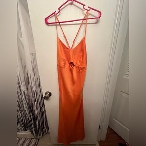 House of Harlow 1960 Satin Dress